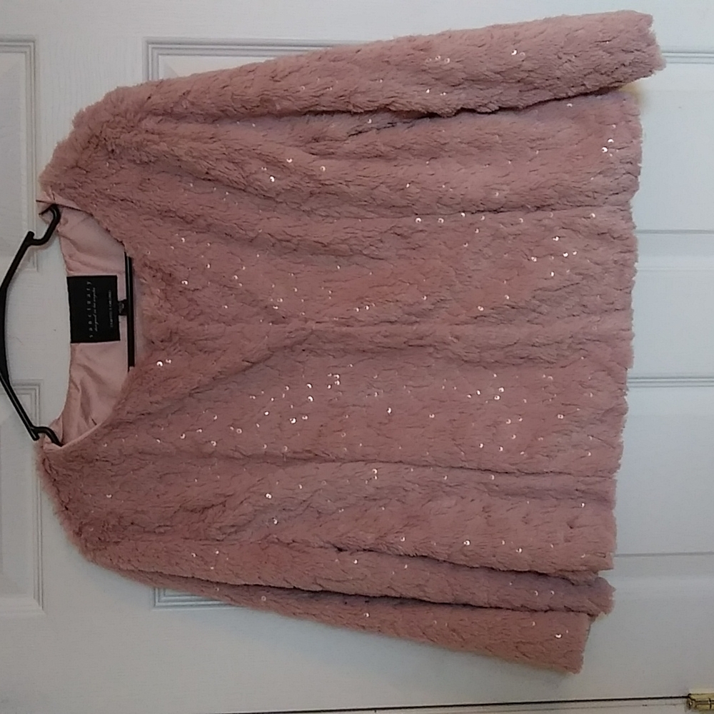 Beautiful pink jacket with sequins